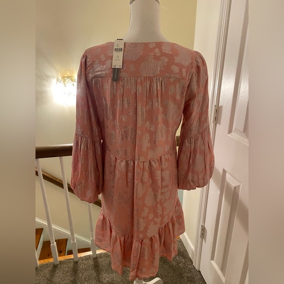Anthropologie Jolene Jacquard Pink Mini Dress NWT! - Picture 13 of 14